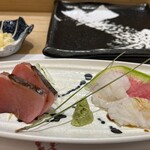 赤坂 鮨葵 - お造り。メジマグロと蛸