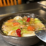 粉もん處 光圀 裏なんば店 - 魚介と野菜のアヒージョ