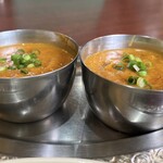 Raja - チキンカシミールとマトンカレー