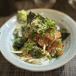 創作和食 いし田 - ゴマ鯖ならぬゴマカンパチ1000円