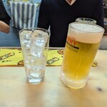 きしうどん - 生大ジョッキ600円