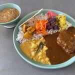 スパイスカレー モクロミ - カレーセット
