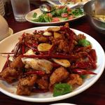 刀削麺・火鍋・西安料理 XI’AN - 鶏の唐辛子炒め