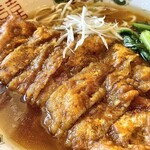 中華食堂 コウチン - パイコー麺¥930内　麺ツルっつる。パイコーは八角？などスパイスが効いている。