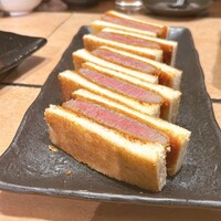 炭火焼肉 ふちおか - ヒレカツサンド