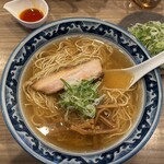 斗香庵 OJIMA - 中華蕎麦、鯖ラー油（別皿）、ネギ増し