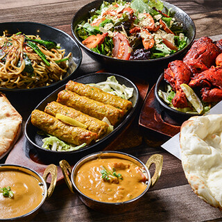 飲み放題付きコース2種＆ディナーセット◆アジアン料理を満喫！