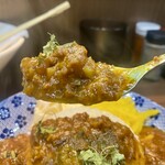 ヌードル＆スパイスカレー 今日の1番 - キーマカレー　あっぷ