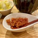 割烹 縮 - トッピングの【からすみ粉】