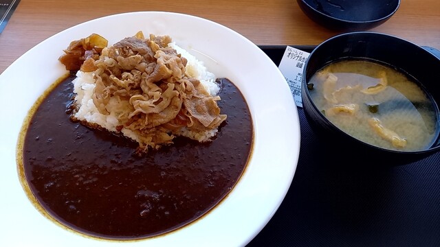 松屋 花輪SA(上り線)店 - 鹿角花輪（牛丼）の写真