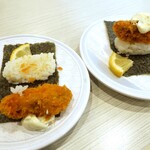 はま寿司 - 広島県産牡蠣のカキフライつつみ（タルタルソース）×２（ひとつ撃沈）