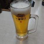 一平 - 生ビール(中)　300円
