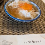料亭 やまさ旅館 - おかわりして    雑炊風