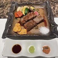 宮崎尾崎牛 鉄板焼き 吟 梅田ヒルトンプラザウエスト - 