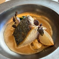 LʼOrangerie 光庵 - 鰆のポワレアメリケーヌソース　金沢の野菜