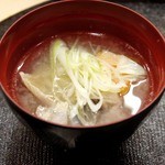 伊勢鮨 - あら汁