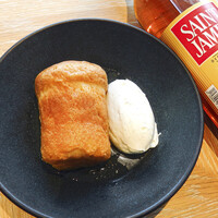 フランス伝統菓子 ババ・オ・ラム 柑橘とバニラ風味のクリーム