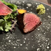 佐賀牛 Sagaya 銀座 - 佐賀牛ランプステーキ-無農薬サラダと共に-