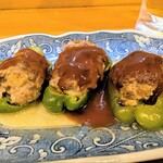 はな花 - ピーマン肉詰め
