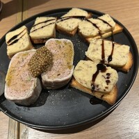 Osteria Falco - いちじくバターとパテだったと思う