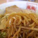 風風ラーメン - 油そばの太麺