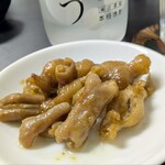 tell me キッチン - 豚肉ホルモン甘煮込み