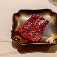 鮨 なんば 日比谷 - 鯨の刺身