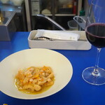 コゾノ フレンチ スタンド - トリッパと白インゲンの煮込み ＆ 赤ワイン