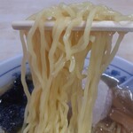 金長 - 麺アップ。