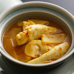 Southern-style sour curry soup with today's fish and vegetables