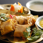 Koh Samui style fried spring rolls