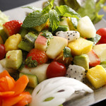 Spicy seasonal fruit salad