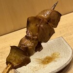 焼鳥 谷口 - ほろほろ鳥　白肝