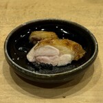 焼鳥 谷口 - もも黒胡椒塩漬け