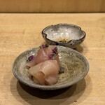 焼鳥 谷口 - ムネとササミの刺身