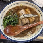 烈志笑魚油 麺香房 三く - 