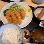 お魚処 うおとも - カキフライ定食