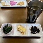 瀬奈 - お通し　自家製の卵焼きが美味しい