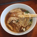 浜堂ラーメン - 麺のリフトアップ