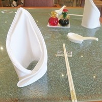 中国料理 「王朝」 ヒルトン名古屋 - セッティングです。