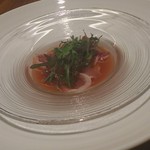 イタリア料理 スペランツァ - 前菜　　トマトの冷製スープ