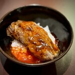 282041539 - そして、当然こうなります(^^)
                    お米の炊き上がりは、もう少し硬めの方が好み。