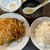 千里飯店 - 料理写真:辛ネギマシマシ油淋鶏〜　ランチセット
