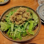 モン ルー - ピーナッツクリームのバンバンジーサラダ　@980