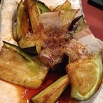 炭火焼とり 安喜 - 揚水ナスポンズ