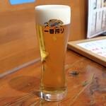 おばんざいとお酒 ゆあん - 一番搾り生ビール