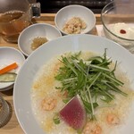 火鍋三田 薬膳なつめ - 蟹と海老の海鮮粥　生姜と柚子風味