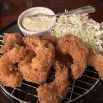 ととや料理 佗助 - エビフライ、タルタル付き　絶品✨