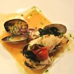 れすとらん 温席 - 鯛と浅蜊のむし焼き