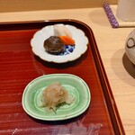 赤坂 島袋 - 香の物  じゃこおろし